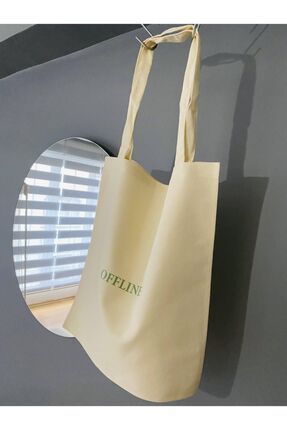 Offline Tote Bag Bez Çanta