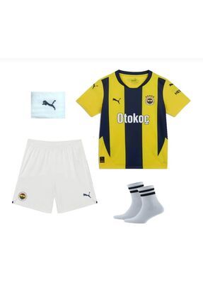 Fenerbãhç'e-ısimsiz 2024/2025 Yeni Sezon Çocuk Futbol Forması 4'lü Seti