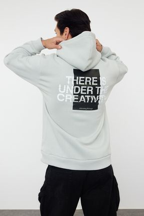 Sweat oversize gris homme on sale