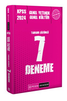 2024 KPSS Genel Yetenek Genel Kültür Tamamı Çözümlü 7 Deneme