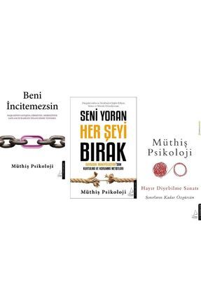 Beni İncitemezsin + Seni Yoran Her Şeyi Bırak + Hayır Diyebilme Sanatı /Müthiş Psikoloji 3 Kitap Set