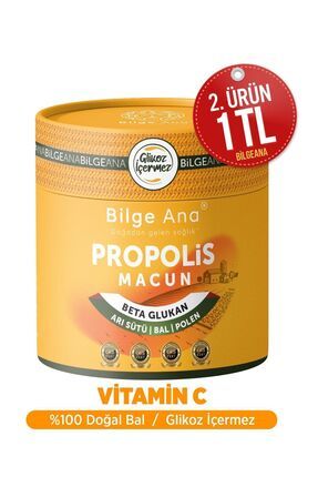 Propolis Macun - Glikoz Içermeyen Arı Sütü - Bal Ve Polenli Propolis Macun