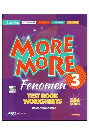 Kurmay 3.sınıf More&more Worksheets Test Book 2023