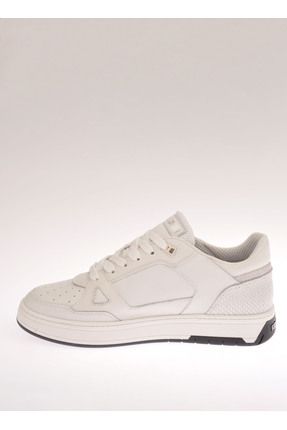 Roberto Cavalli Beyaz Erkek Deri Sneaker SCARPA UOMO FR.MILANO M