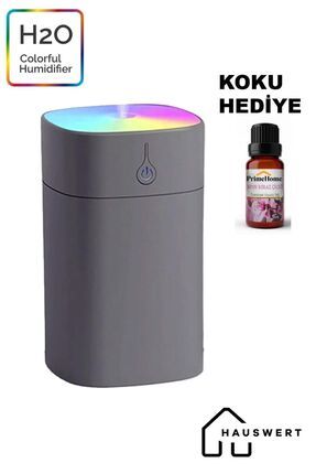 H2o Humidifier 400 Ml Ulrasonik Oda ve Araç Hava Nemlendirici Buhar Makinesi Ve Aroma Difüzörü Koku