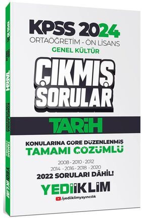 Kpss 2024 Ortaöğretim-önlisans Tarih Konularına Göre Çıkmış Sorular