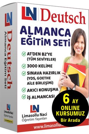 Almanca Eğitim Seti Kelime Öğrenme Sınav Hazırlık Kitap Aile Birleşimi Yds Goethe Testdaf Telc Dsh