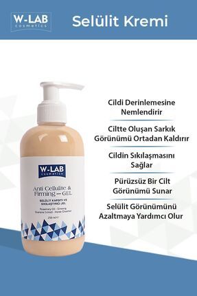 Selülit Karşıtı Ve Sıkılaştırıcı Jel 250 ml