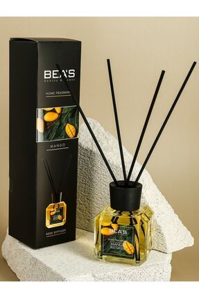 Reed Dıffuser 120 ml Mango Oda Kokusu Bambu Çubuklu Meyveli Oda Parfümü