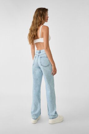 Stradivarius Straight fit jean Fiyat Yorumlar Trendyol