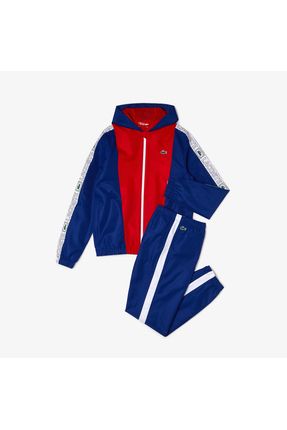 Lacoste Sport Erkek Regular Fit Kapu onlu Renk Bloklu Lacivert E ofman Tak m Fiyat Yorumlar Trendyol