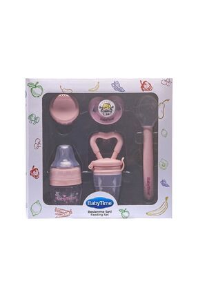 Baby Time Bt513 Beslenme Seti - Pembe