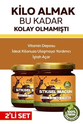 Kakaolu, Vitaminli Arı Sütlü Iştah Açıcı - Kilo Aldırıcı Bitkisel Macun ( 2 Li Set )