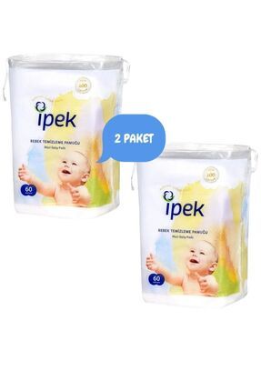 İpek Maxi 60'lı Bebek Temizleme Pamuğu-2 Paket