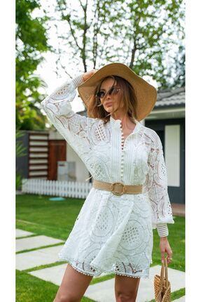 ByRanaBuyuk Dentelle Royale Blanc Fiyat Yorumlar Trendyol