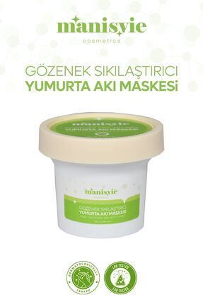 Gözenek Sıkılaştırıcı Yumurta Akı Maskesi - Pore Tightening Egg White Mask