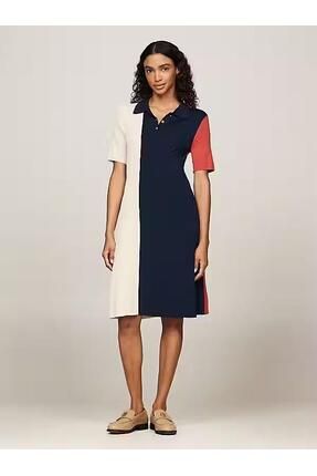 Tommy Hilfiger RIB STRIPES POLO SS SWT DRESS Fiyat Yorumlar Trendyol