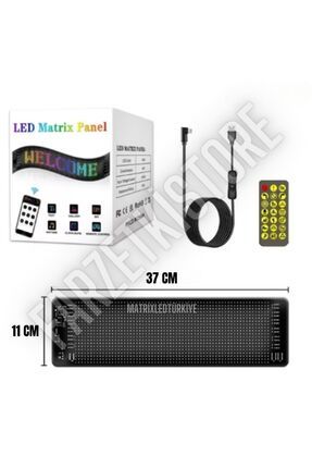 Led Panel Cama Yapışan Telefon Kontrollü Led Ekran Panel Büyük Boy