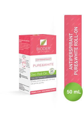 Pure & White Roll - On 50 ml Antiperspirant Terleme Önleyici - Kol Altı Beyazlatıcı Mucizevi Etki