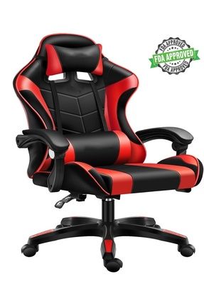 Kırmızı Desen Oyuncu Koltuğu Gaming Chair ergonomik bilgisayar büro Koltuğu Kol Ayarlı sandalye