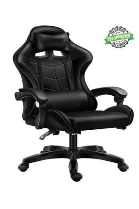 Siyah Desen Oyuncu Koltuğu Gaming Chair ergonomik bilgisayar büro Koltuğu Kol Ayarlı sandalye