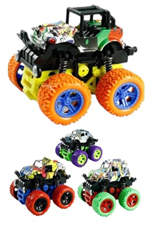 Mini JW567-126 Sürtmeli 1:36 Büyük Teker Desenli Jeep 1 adet fiyatıdır 0664