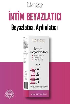 İntim Beyazlatıcı Krem Koltuk Altı ve Genital Bölge İçin Beyazlatıcı Krem 100ml