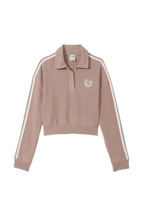 PINK Reverse Crop Polo Sweatshirt Fiyat Yorumlar Trendyol