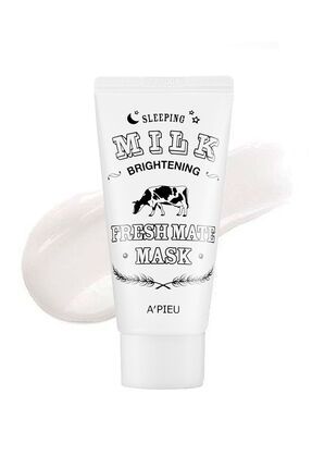 Aydınlatıcı Uyku Maskesi 50ml APIEU Fresh Mate Milk mask (Brightening)