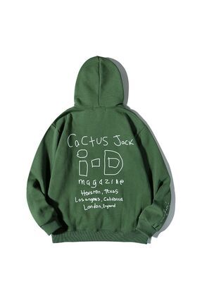Benisengiydir Ye il I d Jack Cactus Bask l Oversize Kapu onlu Sweatshirt Fiyat Yorumlar Trendyol