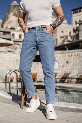 OUTF T MAN Erkek Mavi Mom Jean Mavi Fiyat Yorumlar Trendyol