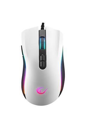 Smx-r44 Makrolu Beyaz 6400dpi Rgb Ledli Gaming Oyuncu Mouse