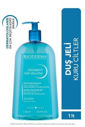 Atoderm Shower Gel Aile Boyu Kuru Ciltler Için Nemlendirici Duş Jeli Bebek Çocuk Yetişkin 1 Lt