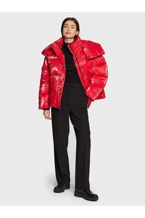 Calvin Klein Doudoune Rouge Oversize Kad n Mont J20J219838 XL6 Fiyat Yorumlar Trendyol