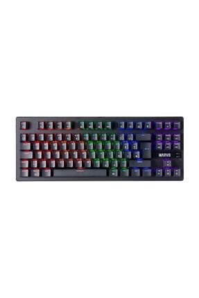 Kg901tr Wired Jixian Blue Switch Tkl Rainbow Full Mekanik Profesyonel Gaming Klavye