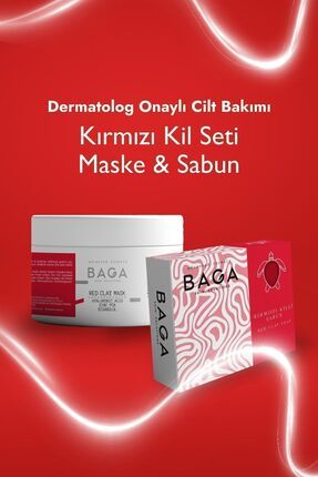 Kırmızı Kil Seti Maske & Sabun