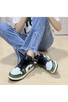 Jordan black green top