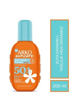 Suncare Spf50 Çok Yüksek Korumalı Vücut Güneş Spreyi 200 ml