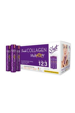 MultiForm Portakal Aromalı Kolajen 40mlx30 Shot 10000 mg Collagen Peptit Tip1 - Tip2 - Tip3