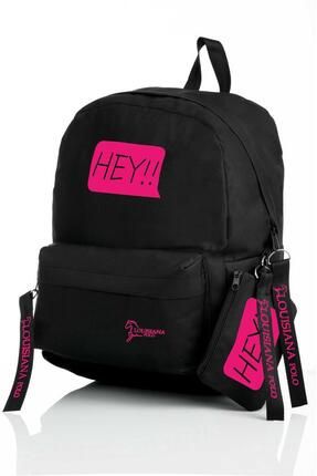 louisiana polo Laptop Bolmeli Okul Cantas Hey Siyah Pembe 1525 Fiyat Yorumlar Trendyol