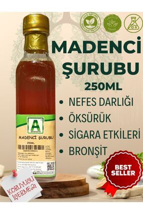 Madenci Şurubu 250ml Avantajlı Boy Vitamin Destek Akciğer Için Şurubu