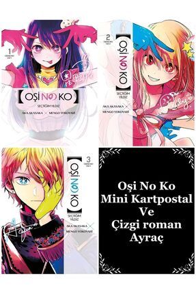 Oşi No Ko 1-2-3. Ciltler (3 Kitap Set) | Oşi No Ko Mini Kartpostal Ve Çizgi Roman Ayraç