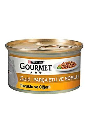 Purina Gold Tavuklu Ciğerli Kedi Konservesi 85 gr