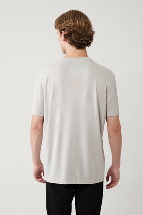 Avva Erkek Ac k Gri T shirt Soft Touch Bisiklet Yaka Regular Fit B001031 Fiyat Yorumlar Trendyol
