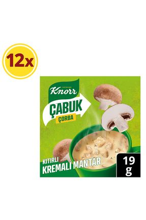 Çabuk Çorba Kremalı Mantar 19g X12