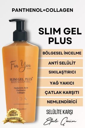 Slim Jel Plus Kolajen Jel - , Sıkılaştırıcı, Çatlak Bakım, , Selülit Karşıtı Jel