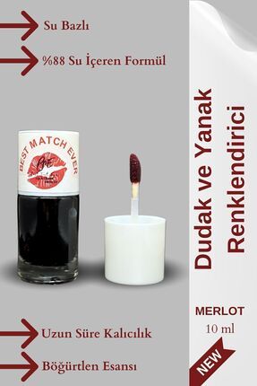 Kalıcı Bordo Tint - Dudak Ve Yanak Renklendirici - Yoğun Pigment- Lip&cheek Tint