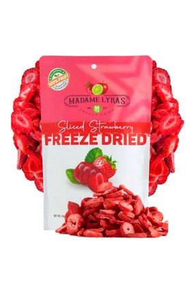 Çilek Kuru Meyve Cipsi Freeze Dried Dondurularak Kurutulmuş Fresh Çilek 16 gr