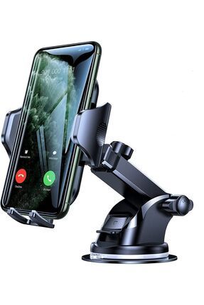 Araç Içi Uzayan Ayarlanabilir Cam Ve Torpido Için Vantuzlu Telefon Tutucu