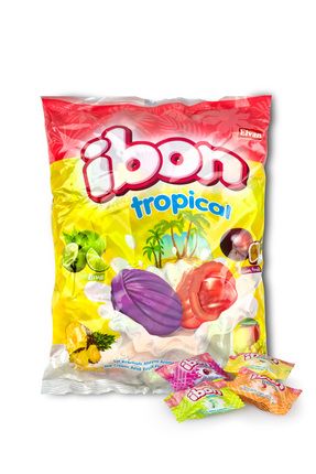 Ibon Tropical Sütlü Meyveli Şeker 1000 Gr. (1 Poşet)